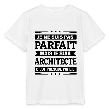 ARCHITECTE - T-shirt bio MINI CREATOR Stanley/Stella Enfant - blanc - Devant - Maike (125cm)