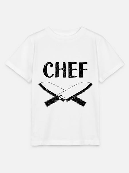 Küchenchef Restaurant Gastronomie - Stanley/Stella Kinder T-Shirt MINI CREATOR  - Weiß