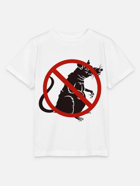 B No Rats Union Anti Rats - Stanley/Stella Kinder T-Shirt MINI CREATOR - Weiß
