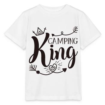 Roi de camping - T-shirt bio MINI CREATOR Stanley/Stella Enfant - blanc - Devant - Maike (125cm)
