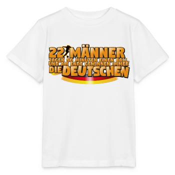 Deutschland Fußball Gewinner. - Stanley/Stella Kinder T-Shirt MINI CREATOR  - Weiß - Vorne - Maike (125cm)