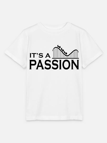 Rollercoaster Achterbahn - Stanley/Stella Kinder T-Shirt MINI CREATOR - Weiß