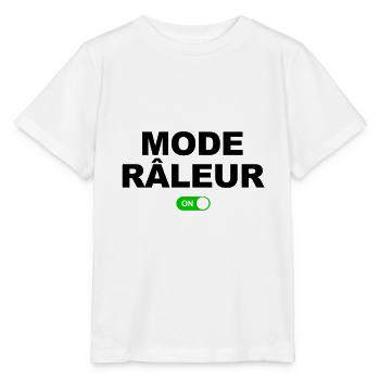 MODE RÂLEUR ON - T-shirt bio MINI CREATOR Stanley/Stella Enfant - blanc - Devant - Maike (125cm)