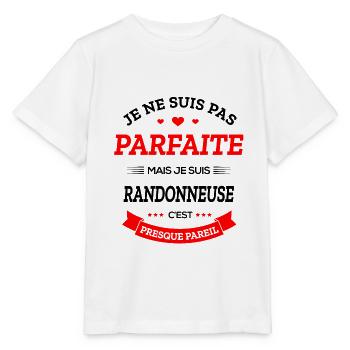 RANDONNEUSE PARFAITE - T-shirt bio MINI CREATOR Stanley/Stella Enfant - blanc - Devant - Maike (125cm)
