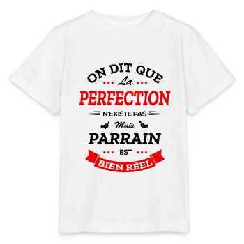 PARRAIN PARFAIT BL - T-shirt bio MINI CREATOR Stanley/Stella Enfant - blanc - Devant - Maike (125cm)