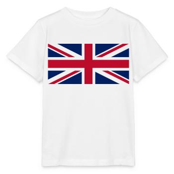 UK flag - Stanley/Stella MINI CREATOR Kids’ T-Shirt - white - Front - Maike (125cm)