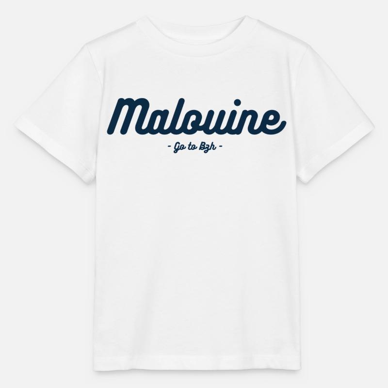 Malouine - T-shirt bio MINI CREATOR Stanley/Stella Enfant - blanc