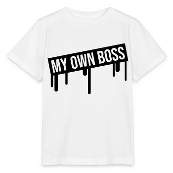 Mon propre patron - T-shirt bio MINI CREATOR Stanley/Stella Enfant - blanc - Devant - Maike (125cm)