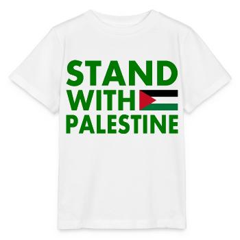 Stand with palestine - Stanley/Stella MINI CREATOR Kids’ T-Shirt - white - Front - Maike (125cm)