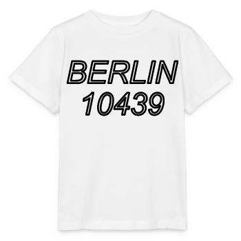BERLIN 10439 / PRENZLAUERBERG - T-shirt bio MINI CREATOR Stanley/Stella Enfant - blanc - Devant - Maike (125cm)