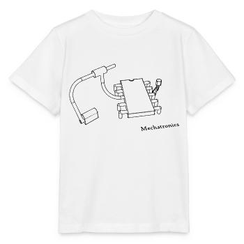 Mechatronik - Stanley/Stella Kinder T-Shirt MINI CREATOR  - Weiß - Vorne - Maike (125cm)
