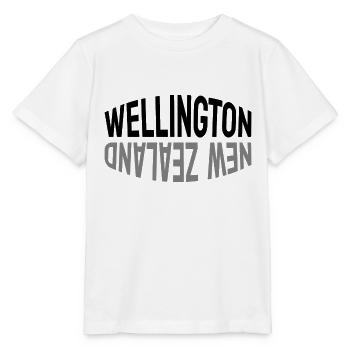 Wellington - New Zealand - NZ - Maori - Aotearoa - Stanley/Stella Kinder T-Shirt MINI CREATOR  - Weiß - Vorne - Maike (125cm)