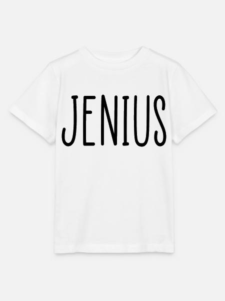 Jenius lustiges Zitat - Stanley/Stella Kinder T-Shirt MINI CREATOR - Weiß