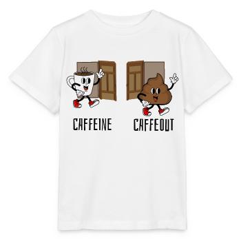 Caféine caféine - T-shirt bio MINI CREATOR Stanley/Stella Enfant - blanc - Devant - Maike (125cm)