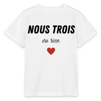 nous trois ou rien - T-shirt bio MINI CREATOR Stanley/Stella Enfant - blanc - Devant - Maike (125cm)