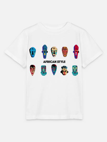 Afrique - T-shirt bio MINI CREATOR Stanley/Stella Enfant - blanc