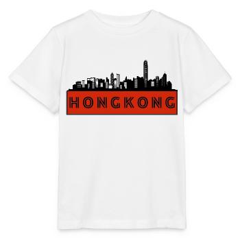Ville de Hong Kong - Chine - T-shirt bio MINI CREATOR Stanley/Stella Enfant - blanc - Devant - Maike (125cm)