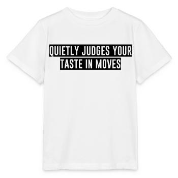 Juge tranquillement vos goûts dans les films 4 - T-shirt bio MINI CREATOR Stanley/Stella Enfant - blanc - Devant - Maike (125cm)