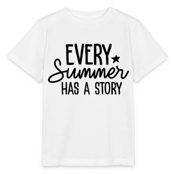 Every Summer Has a Story - Stanley/Stella Kinder T-Shirt MINI CREATOR  - Weiß - Vorne - Maike (125cm)