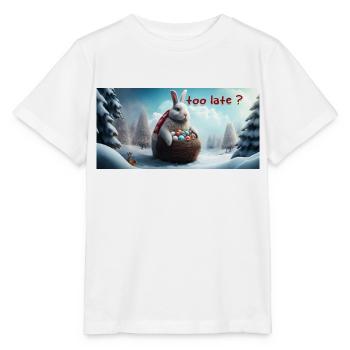 Osterhase zu spät? - Stanley/Stella Kinder T-Shirt MINI CREATOR  - Weiß - Vorne - Maike (125cm)
