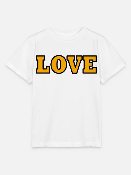 Love - Stanley/Stella Kinder T-Shirt MINI CREATOR - Weiß