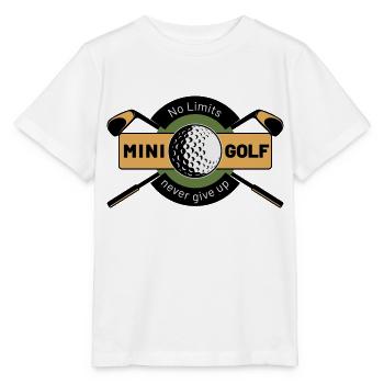 Minigolf no Limits - Stanley/Stella Kinder T-Shirt MINI CREATOR  - Weiß - Vorne - Maike (125cm)