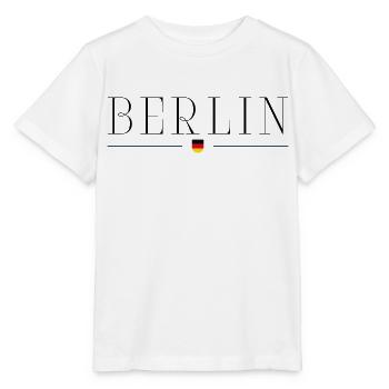 J’adore Berlin, Allemagne - T-shirt bio MINI CREATOR Stanley/Stella Enfant - blanc - Devant - Maike (125cm)