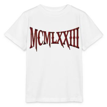 MCMLXXIII 1973 50th Birthday B-Day Birthday Gift - Stanley/Stella MINI CREATOR Kids’ T-Shirt - white - Front - Maike (125cm)