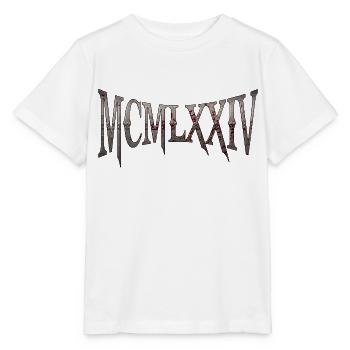 MCMLXXIV 1974 50. Geburtstag B-Day Geburtstagsgeschenk - Stanley/Stella Kinder T-Shirt MINI CREATOR  - Weiß - Vorne - Maike (125cm)