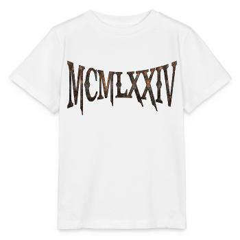 MCMLXXIV 1974 50. Geburtstag B-Day Geburtstagsgeschenk - Stanley/Stella Kinder T-Shirt MINI CREATOR  - Weiß - Vorne - Maike (125cm)