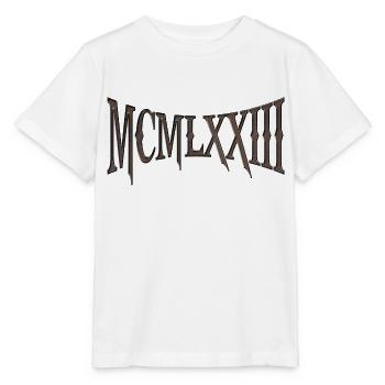 MCMLXXIII 1973 50th Birthday B-Day Birthday Gift - Stanley/Stella MINI CREATOR Kids’ T-Shirt - white - Front - Maike (125cm)