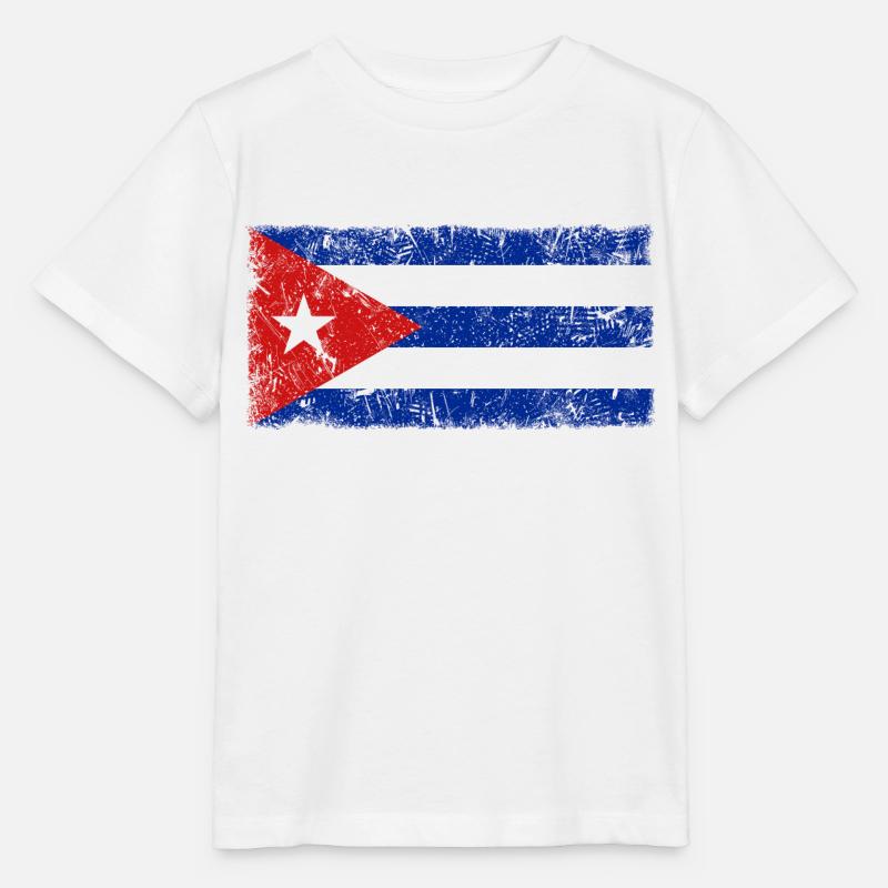 Cuba Vintage - T-shirt bio MINI CREATOR Stanley/Stella Enfant - blanc