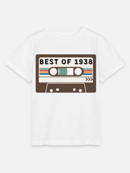 Das Beste von 1938 - Stanley/Stella Kinder T-Shirt MINI CREATOR - Weiß