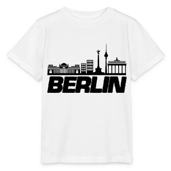Horizon de Berlin 1 - T-shirt bio MINI CREATOR Stanley/Stella Enfant - blanc - Devant - Maike (125cm)