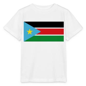 South Sudan - Stanley/Stella MINI CREATOR Kids’ T-Shirt - white - Front - Maike (125cm)