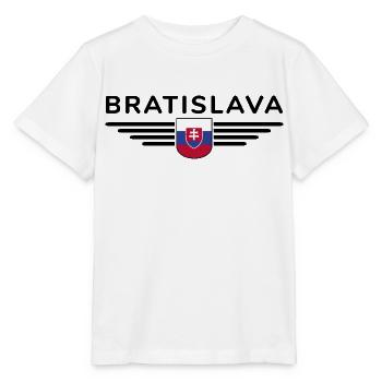 Bratislava, Slovaquie Style Design T-Shirt - T-shirt bio MINI CREATOR Stanley/Stella Enfant - blanc - Devant - Maike (125cm)