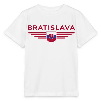 Bratislava, Slovaquie Style Design T-Shirt - T-shirt bio MINI CREATOR Stanley/Stella Enfant - blanc - Devant - Maike (125cm)