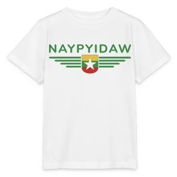 Naypyidaw T-Shirt – Capital Style - Stanley/Stella MINI CREATOR Kids’ T-Shirt - white - Front - Maike (125cm)