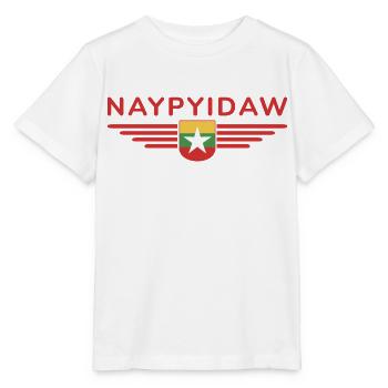 Naypyidaw T-Shirt – Capital Style - Stanley/Stella MINI CREATOR Kids’ T-Shirt - white - Front - Maike (125cm)