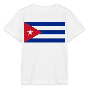 Cuba Cuba Flag Flag - Stanley/Stella MINI CREATOR Kids’ T-Shirt - white - Front - Maike (125cm)
