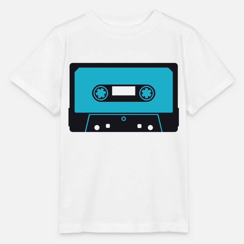 kassette02_2f - T-shirt bio MINI CREATOR Stanley/Stella Enfant - blanc
