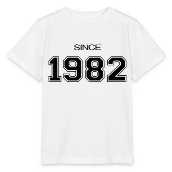 cadeau d'anniversaire 1982 - T-shirt bio MINI CREATOR Stanley/Stella Enfant - blanc - Devant - Maike (125cm)