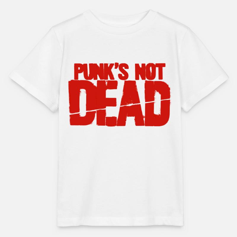 Not Dead Gamer Punk - T-shirt bio MINI CREATOR Stanley/Stella Enfant - blanc