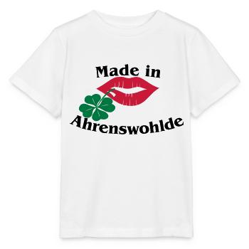 Made in Ahrenswohlde - Stanley/Stella Kinder T-Shirt MINI CREATOR  - Weiß - Vorne - Maike (125cm)