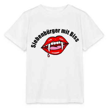 Siebenbürger mit Biss - Stanley/Stella Kinder T-Shirt MINI CREATOR  - Weiß - Vorne - Maike (125cm)