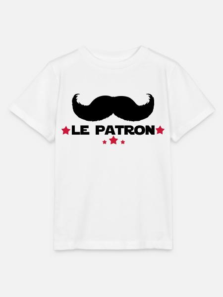 le patron - T-shirt bio MINI CREATOR Stanley/Stella Enfant - blanc