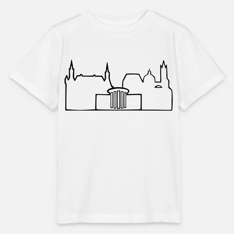 Skyline Aachen - T-shirt bio MINI CREATOR Stanley/Stella Enfant - blanc