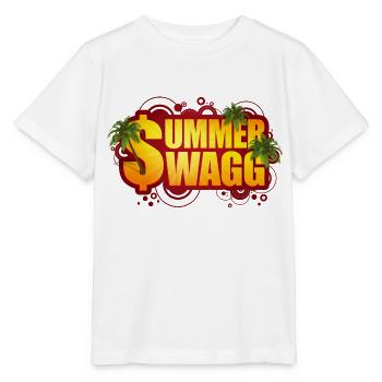 Summer Swagg - T-shirt bio MINI CREATOR Stanley/Stella Enfant - blanc - Devant - Maike (125cm)