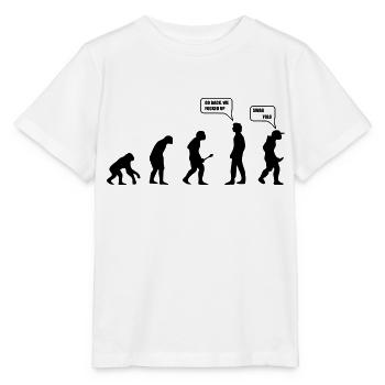Swag Yolo Evolution - T-shirt bio MINI CREATOR Stanley/Stella Enfant - blanc - Devant - Maike (125cm)