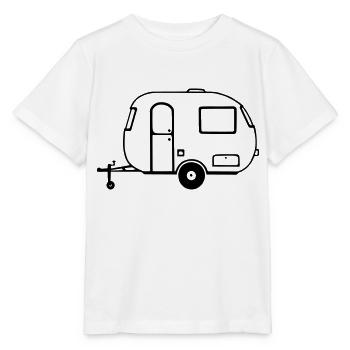 Wohnwagen - Stanley/Stella Kinder T-Shirt MINI CREATOR  - Weiß - Vorne - Maike (125cm)